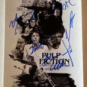 Pulp Fiction cast signed autographed 8×12 photo Travolta Prime Autographs - Top Celebrity Signatures Celebrity Signatures