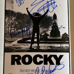 Rocky 1976 cast signed autographed 8×12 photo Stallone Prime Autographs - Top Celebrity Signatures Celebrity Signatures