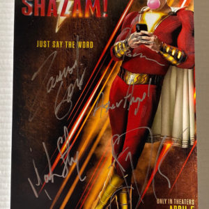 SHAZAM cast signed autographed 8×12 photo Levi THE FLASH Prime Autographs - Top Celebrity Signatures Celebrity Signatures