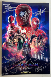 spider man no way home signed autographed photo tom holland tobey maguire autographs for sale