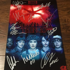 Stranger Things cast signed autographed photo Winona Ryder Prime Autographs - Top Celebrity Signatures Celebrity Signatures