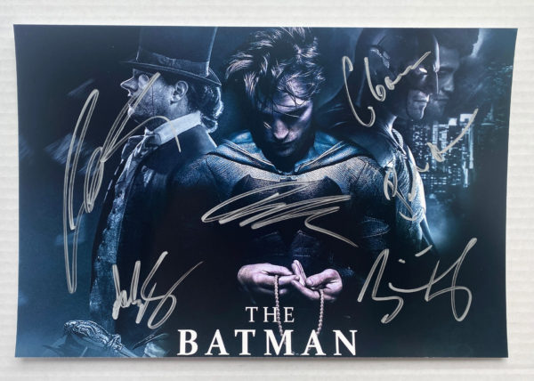 The Batman cast signed autographed 8×12 photo  Pattison Prime Autographs - Top Celebrity Signatures Celebrity Signatures