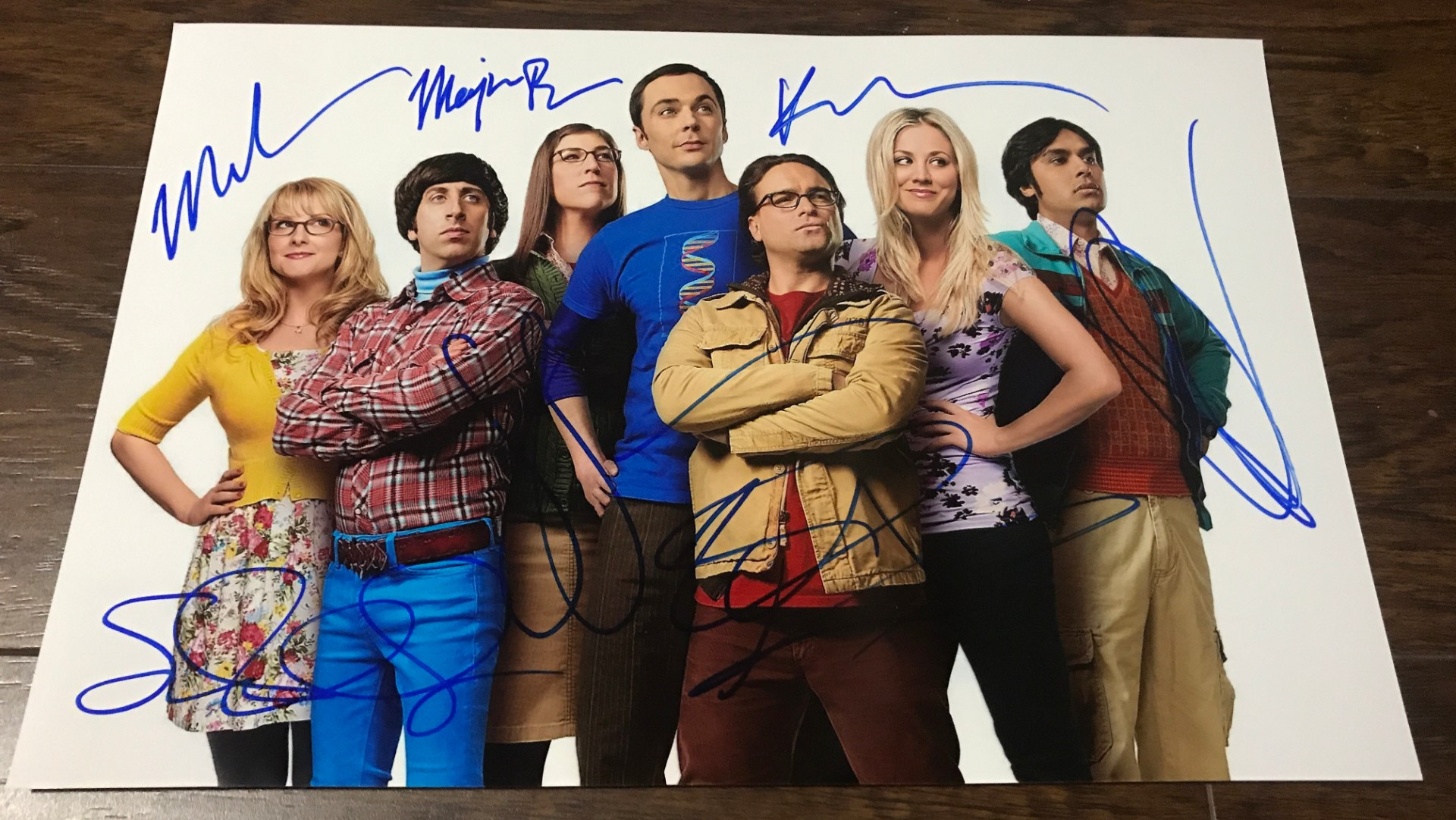 Big Bang Theory Cast Signed Autographed Photo Jim Parsons