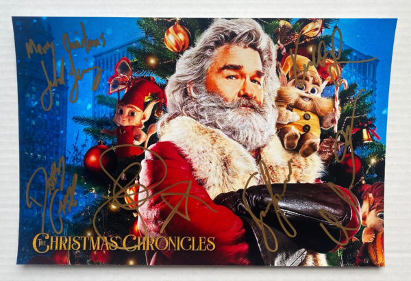 The Christmas Chronicles cast signed autographed 8×12 Prime Autographs - Top Celebrity Signatures Celebrity Signatures