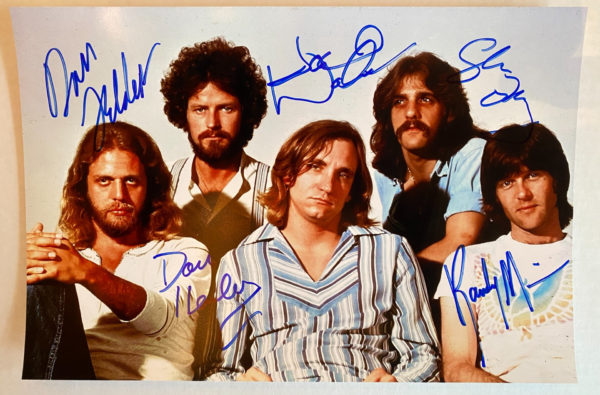 The Eagles signed autographed 8×12 photo Joe Walsh Don Henley autographs photograph Prime Autographs - Top Celebrity Signatures Celebrity Signatures