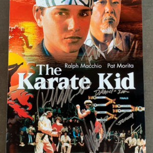 The Karate Kid cast signed autographed 8×12 photo Macchio Prime Autographs - Top Celebrity Signatures Celebrity Signatures