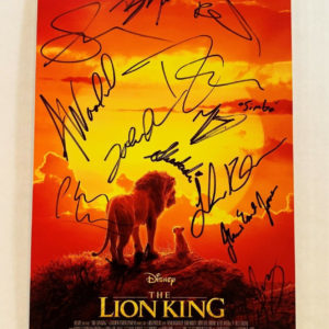 The Lion King 2019 cast signed autographed 8×12 photo Glover Prime Autographs - Top Celebrity Signatures Celebrity Signatures