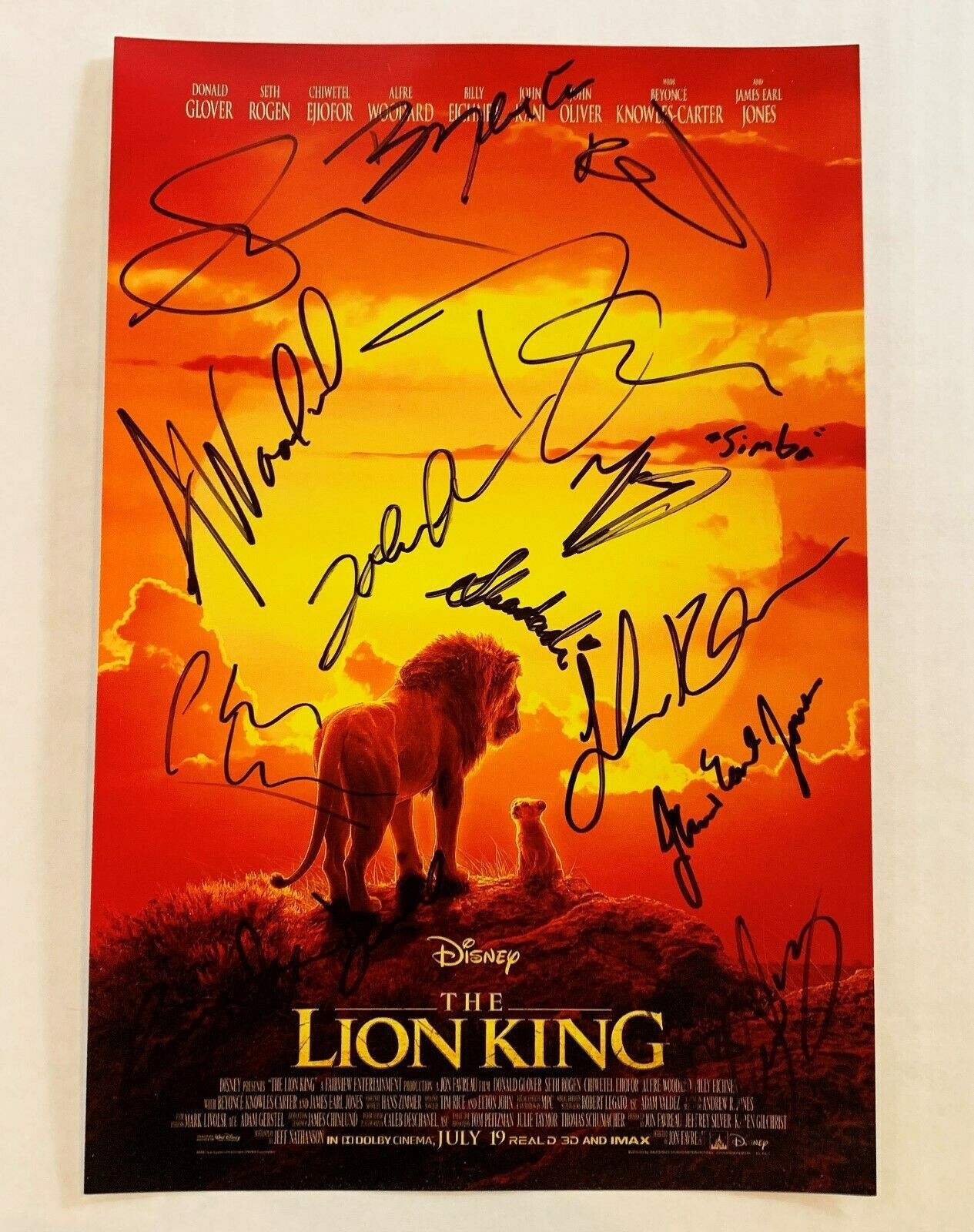 Disney The Lion King Signed Autographed Cast Playbill   Etsy