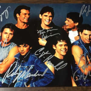 The Outsiders cast signed autographed photo Swayze Cruise Prime Autographs - Top Celebrity Signatures Celebrity Signatures