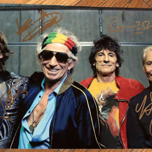 The Rolling Stones band signed autographed 8×12 photo Mick Jagger Keith Richards autographs photograph Prime Autographs - Top Celebrity Signatures Celebrity Signatures