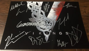 vikings autographed cast signed photograph photo w1920 o