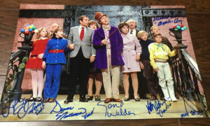 willy wonka and the chocolate factory signed autographed photo photograph w1920 o