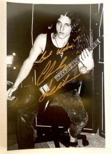 Death Chuck Schuldiner signed autographed 8x12 photo photograph autographs