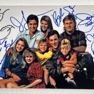 Full House cast signed autographed 8×12 photo Saget Olsen Prime Autographs - Top Celebrity Signatures Celebrity Signatures