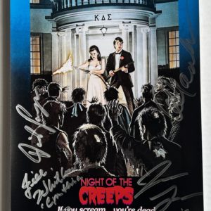 Night of the Creeps cast autograph 8×12 photo Lively Atkins Prime Autographs - Top Celebrity Signatures Celebrity Signatures