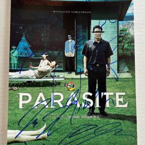 Parasite castautograph 8×12 photo Song Kang-Ho Prime Autographs - Top Celebrity Signatures Celebrity Signatures