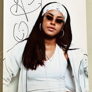 Aaliyah Dana Haughton signed autographed 8×12 photo photograph autographs Prime Autographs - Top Celebrity Signatures Celebrity Signatures