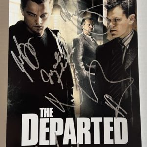 The Departed cast autograph 8×12 photo  Nicholson DiCaprio Prime Autographs - Top Celebrity Signatures Celebrity Signatures