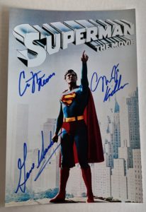 Superman 1978 cast signed autographed 8x12 photo Christopher Reeve autographs The Movie