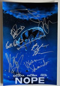 Nope cast signed autographed 8x12 photo Daniel Kaluuya Keke Palmer Steven Yeun autographs
