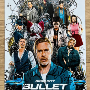 Bullet Train cast signed autographed 8×12 photo Brad Pitt Prime Autographs - Top Celebrity Signatures Celebrity Signatures