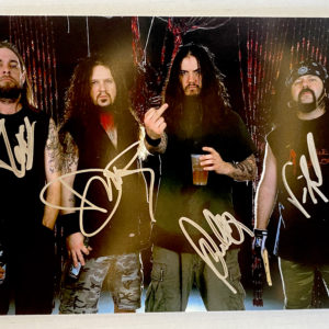 Pantera band signed autographed 8×12 photo Dimebag Darrell Abbott Vinnie Paul autographs Prime Autographs - Top Celebrity Signatures Celebrity Signatures