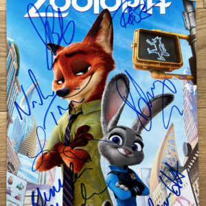 Zootopia cast signed autographed 8×12 photo Ginnifer Goodwin Prime Autographs - Top Celebrity Signatures Celebrity Signatures