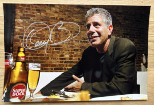 anthony bourdain signed autographed photo photograph autographs for sale