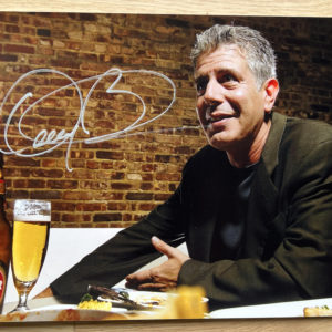 Anthony Bourdain signed autographed 8×12 photo Prime Autographs - Top Celebrity Signatures Celebrity Signatures