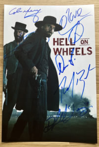 hell on wheels cast signed autographed photo anson mount common autographs for sale