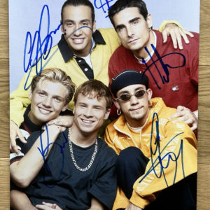 Backstreet Boys signed autographed 8×12 photo Nick Carter Prime Autographs - Top Celebrity Signatures Celebrity Signatures