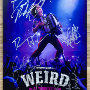 Weird: The Al Yankovic Story cast autographed 8×12 photo Prime Autographs - Top Celebrity Signatures Celebrity Signatures