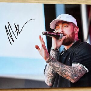 Mac Miller signed autographed 8×12 inch photo + COA Prime Autographs - Top Celebrity Signatures Celebrity Signatures